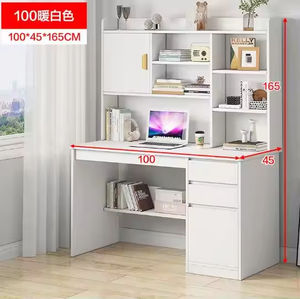 <span class=keywords><strong>Escritorio</strong></span> de Computadora Portátil de Metal y Madera <span class=keywords><strong>para</strong></span> Estudiantes Homerich, con Estantería Integrada y Tablero Perforado, <span class=keywords><strong>para</strong></span> Oficina en Casa y Aprendizaje Infantil - Product Image 2