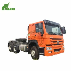 Linkslenker Sinotruk Howo A7 336 Hp 6X4 Traktor Lkw Prime Mover Lkw Kopf