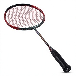 Raquette de badminton en fibre de carbone LIBOTAI REX, raquette d'entraînement et de compétition - Product Image 1
