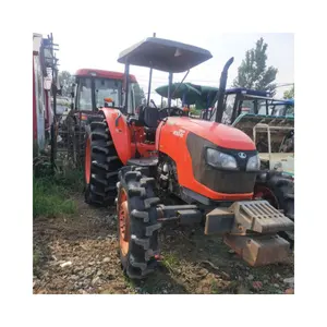 รถแทรกเตอร์ฟาร์มมือสอง Kubota M854 4wd ล้อรถแทรกเตอร์อุปกรณ์การเกษตรสําหรับขาย