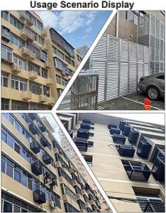 Protection de la vie privée en extérieur personnalisée, anti-corrosion, durable, couverture de <span class=keywords><strong>climatiseur</strong></span> en aluminium découpée au laser 3D pour jardin - Product Image 4