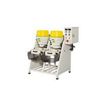 Machine de finition centrifuge à double tambour à vitesse réglable 18L pour bijoux en or et en platine