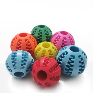 Jouet à mâcher <span class=keywords><strong>pour</strong></span> chien rond solide résistant aux morsures, en TPE écologique, style dessin animé, nettoyage des dents molaires, puzzle en forme de pastèque - Product Image 5