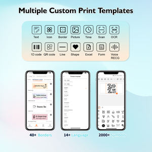 Vendita calda portatile Mini stampante termica D12 Wireless tascabile stampante per foto in magazzino - Product Image 2