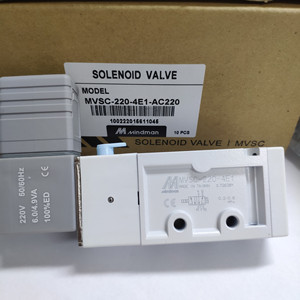 วาล์วโซลินอยด์ Mindman รุ่น MVSC-220-4E1 AC220V 220V 50/60Hz ควบคุมด้วยลม - Product Image 3