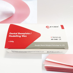 صفيحة قاعدة الأسنان بسعر المصنع ، صفيحة شمعية حمراء ، شمع نمذجة g - Product Image 1