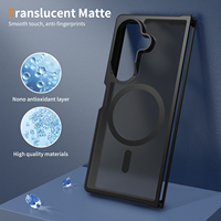 Étui de téléphone magnétique antichoc haut de gamme Sanfeng pour Samsung Z Fold 8 Ultra, coque hybride PC+TPU au toucher doux, emballage personnalisé avec logo