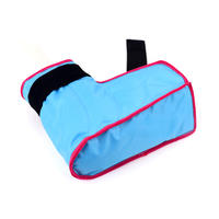 Botte de glace en nylon réglable Pack de thérapie chaude et froide réutilisable et durable flexible lorsque congelé avec sangle Velcro personnalisable