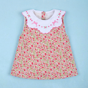 Ensemble de 2 vêtements pour filles en coton 100% certifié OEKO-TEX, non toxique, ignifuge, isolant thermique, résistant au rétrécissement, à motifs floraux - Product Image 1