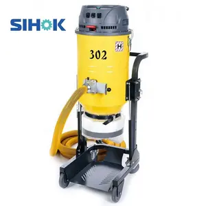 Professional Dry Concrete Grinding Dust Extractor Single Phase 3 Motors Vacuum Cleaner Industrial
