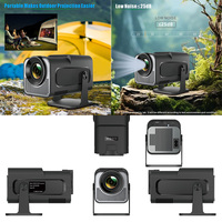 Vente en gros de projecteurs intelligents Android miniatures HY320 Full HD pour cinéma maison, projecteurs portables pour voyages en plein air, projecteur 4K HY320