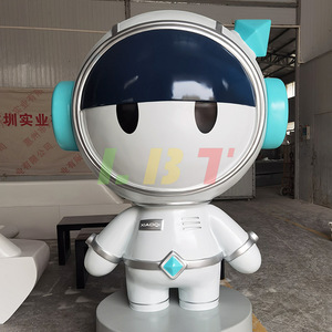 Escultura de fibra de vidrio Libit Xiaoqi para la sala de exposición de autos Gac Trumpchi, mascota personalizable - Product Image 3