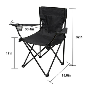 Silla portátil con bolsa de transporte para acampar, senderismo, al aire libre - Product Image 2