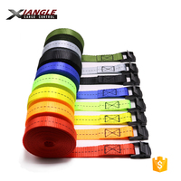 Sangles à boucle à came personnalisées, petites et sans fin, 1 pouce, 25 mm, 250 kg, noires, avec logo personnalisé, sangles d'arrimage à boucle à came