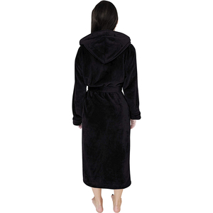 Vente en gros Meilleur prix Grande taille Peignoir à capuche en molleton pour femmes-<span class=keywords><strong>Robe</strong></span> longue en peluche Vêtements <span class=keywords><strong>de</strong></span> nuit pour filles <span class=keywords><strong>Robe</strong></span> <span class=keywords><strong>de</strong></span> <span class=keywords><strong>chambre</strong></span> pour dames - Product Image 2