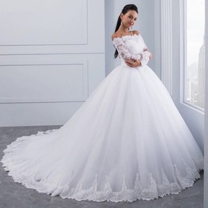 Vestido De Noiva White Backless Princess Embroidery Luxury Lace Bride Dress Tulle Marriage Women Wedding Dresses - Product Image 5
