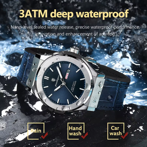 Montre à quartz classique POEDAGAR 952 pour homme, mode, étanche, lumineuse, montre-bracelet pour homme, montres de sport de luxe pour homme - Product Image 5