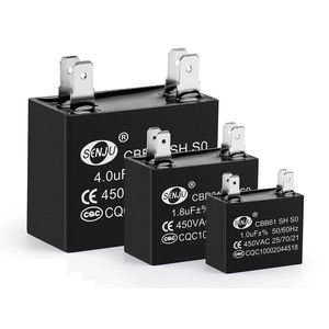 Condensateur de climatisation pour ventilateur électrique P2 <span class=keywords><strong>CBB61</strong></span> 450V 1uf 2uf 2.5uf 3uf 4uf 5uf 1.5uf 3.5uf Chine - Product Image 1