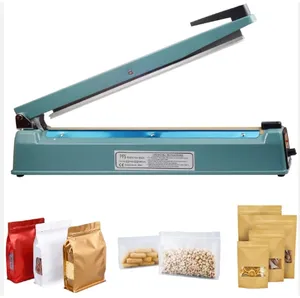 PFS-300 model hand-held sealer with aluminum and copper transformers for sealing and packaging of dried fruit cookies in metal h