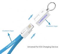 Multi chargeur portable 3 en 1 porte-clés personnalisé usb type c cadeau câble de charge pour Samsung câble usb pour I câble de téléphone