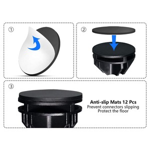 Taşınabilir kapalı küçük hayvan kafesi Metal Yard çit kobay tavşanlar kulübesi sandık çit çadır evcil hayvan oyun parkı - Product Image 6