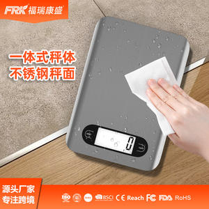 Báscula de Cocina de Precisión FRK, Báscula de Alimentos de Acero Inoxidable, Báscula de Cocina para el Hogar con División de 1g, Material ABS - Product Image 4