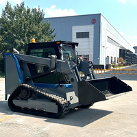 Mini-chargeuse compacte de fabrication du Shandong avec attache de 300 kg, chargeuse frontale