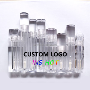 10ml Weiße und Schwarze Große Lipgloss-Applikatoren mit Pinsel und Doe-Foot-Form, Lipgloss-Tuben mit Individuellem Logo und Verpackungsboxen - Product Image 6