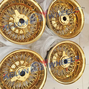 5x114.3 Rims <b>Spoke</b> Wire <b>Wheels</b> 13x7 Wire <b>Wheels</b> <b>Spoke</b> Rims White Wall Tire KELUN Wire <b>Wheels</b> - Product Image 6