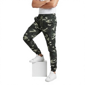 Service OEM Streetwear, logo de marque personnalisé, pantalon cargo pour homme, pantalon de mode, plusieurs poches, tissu camouflage imprimé - Product Image 4