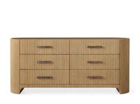 Ensemble de coiffeuse et de table de nuit à 6 tiroirs en chêne massif moderne Tops en pierre de marbre naturel Meubles de maison pour la chambre à coucher et le salon