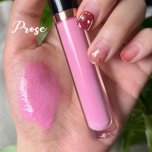 Gloss à lèvres personnalisé avec logo, végan, marque privée, maquillage minéral, gloss à lèvres lissant et hydratant, brillance durable, lèvres pulpeuses, gratuit - Product Image 5