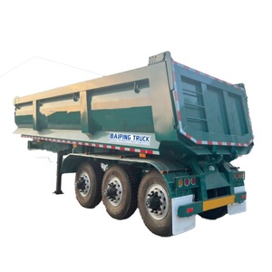 Semi-remorque à 3 essieux pour le <span class=keywords><strong>transport</strong></span> de pierres de sable et de déchets rocheux pour le <span class=keywords><strong>transport</strong></span> de la mine/du charbon. - Product Image 3