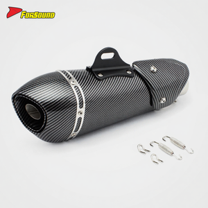 Escape de Motocicleta Slip-On para <span class=keywords><strong>BMW</strong></span> R1200GS ADV, Similar a Yoshimura en Carbono con Protector de Calor de Fibra de Carbono - Product Image 3