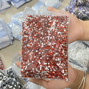 คริสตัลสโตนแบบหลังแบน Whatstone SS3-SS50 ไม่ใช่แบบ Hotfix คริสตัลแก้ว Rhinestone ขายส่ง สำหรับสติ๊กเกอร์ติดเล็บ DIY ทำเล็บ 3 มิติ - Product Image 6