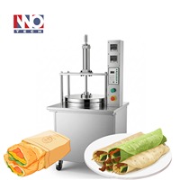 Machine à tortillas automatique commerciale, machine à chapati industrielle, presse à pâte électrique, machine à roti arabe pour usine, en acier inoxydable 304
