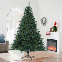 Duoyou 7.5 Aiguille de Pin Artificielle Led Vert Arbre de Noël Père Noël de Luxe de Haute Qualité