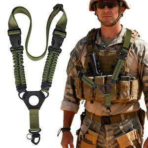 SIVI 전술 단일 포인트 사냥 로프 슬링 어깨 패딩 스트랩 전술 기어 빠른 조정 슬링 - Product Image 2