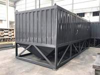 Komplettes Set Horizontale Zementsilos Komplette Betonmischanlage Komplettset mit Zementsilos für den sofortigen Einsatz