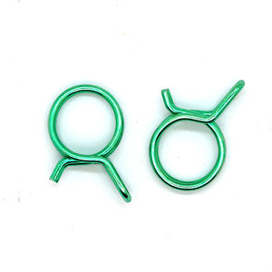 Collier de serrage double oreille galvanisé à tension constante pour conduite de carburant de bateau - Product Image 4