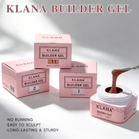 Vente en gros usine : Kit de gel de construction pour extension d'ongles, 15g, 30g, 60g, 12 couleurs, en boîte, pour la conception d'ongles