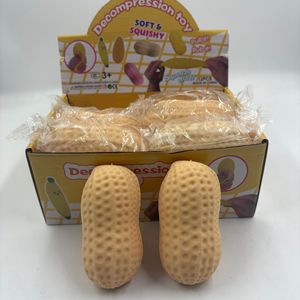 Juguete antiestrés de goma con forma de cacahuete, estilo TikTok, creativo, divertido, temático de comida, esencial para descompresión. - Product Image 4