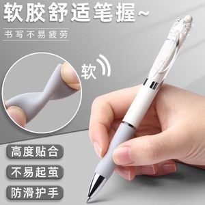 Stylo gel Xi Peptide 0,5 mm à bouton-poussoir, prise en main souple, stylo d'écriture pour étudiants, encre noire - Product Image 4