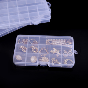 pp Bead Accessories Plastic <strong>Small</strong> Transparent Jewelry Desktop Parts <strong>Storage</strong> <strong>Box</strong> Clear Plastic <strong>Storage</strong> <strong>Box</strong> With Dividers - Product Image 3