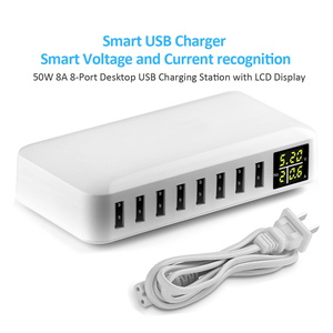 ขายส่งใหม่ QC3.0ชาร์จ USB <span class=keywords><strong>8</strong></span>- Port 8A สมาร์ทหลายพอร์ตชาร์จสำหรับโทรศัพท์มือถือ - Product Image 5