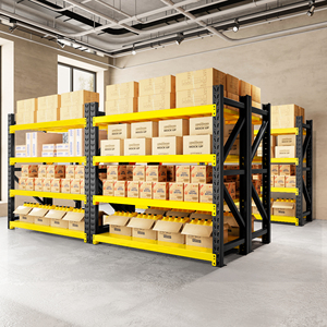 أرفف معدنية عالية الجودة رفوف تخزين للمستودعات الصناعية-متوفرة - Product Image 2