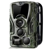 SuntekCam Piège Photo Extérieur Étanche pour la Chasse avec Alimentation Solaire 24MP 1080P Caméra à Détection de Mouvement HC-801A