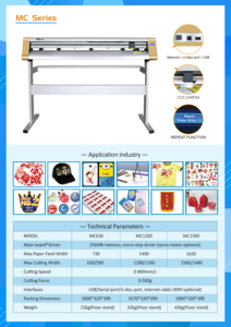 Chất lượng cao máy ảnh mc1200 quét máy cắt tự động cho nhãn dán vinyl - Product Image 6