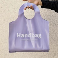 Sacs à vêtements en plastique avec trous de poinçon ovales Sacs à provisions imprimés personnalisés Couverture de vêtements Vente au détail