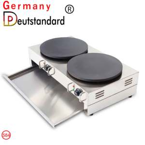 Industriale commerciale in acciaio inox elettrico crepe maker doppio crepe che fa la macchina - Product Image 4